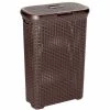 Schlussverkauf 🔥 Curver Wäschetonne Rattan Design in braun ⌛