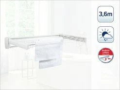 Budget ✨ Leifheit Telegant Plus 70 Wandtrockner in weiß 👍 -Wäsche & Pflege Verkäufe 15939020 1