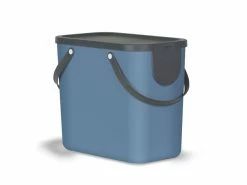 Besorgen 😀 Rotho Recycling Müllsystem Albula - 23,5/34/40 cm in blau 🎉