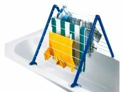 Auslauf ⭐ Leifheit Pegasus V Wannentrockner in blau 😀