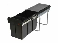 Großhandel ❤️ Schachermayer Einbau-Abfallsammler Wesco Double Boy Smart 30 DT in schwarz 🎉