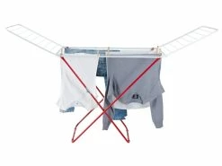 Am billigsten 🌟 Casa Si Wäscheständer Pisa in silberfarben 🥰