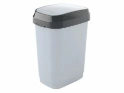 Großhandel 🎁 KIS Klappdeckeleimer Dual M in grau 👏