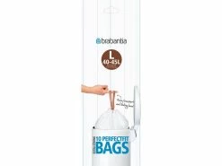 Bestpreis 🎉 Brabantia PerfectFit Müllbeutel 45 Liter Codierung L in weiß ✔️