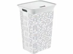 Budget 🧨 KIS Wäschebox Chic Mosaic in grau ⭐