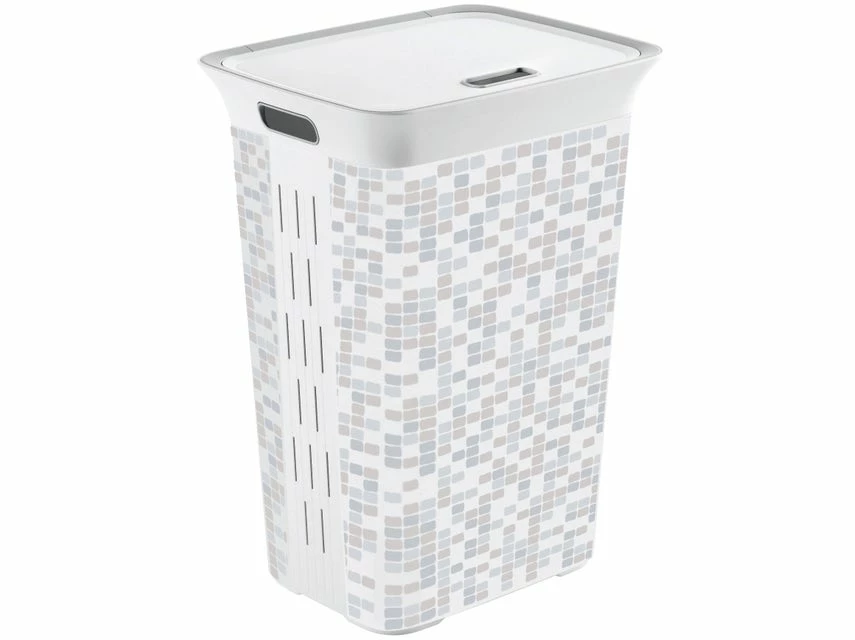 Budget 🧨 KIS Wäschebox Chic Mosaic in grau ⭐ 3 Budget 🧨 KIS Wäschebox Chic Mosaic in grau ⭐