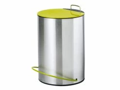 Billig 🎁 Vivre Treteimer 5 Liter rund in silberfarben 💯