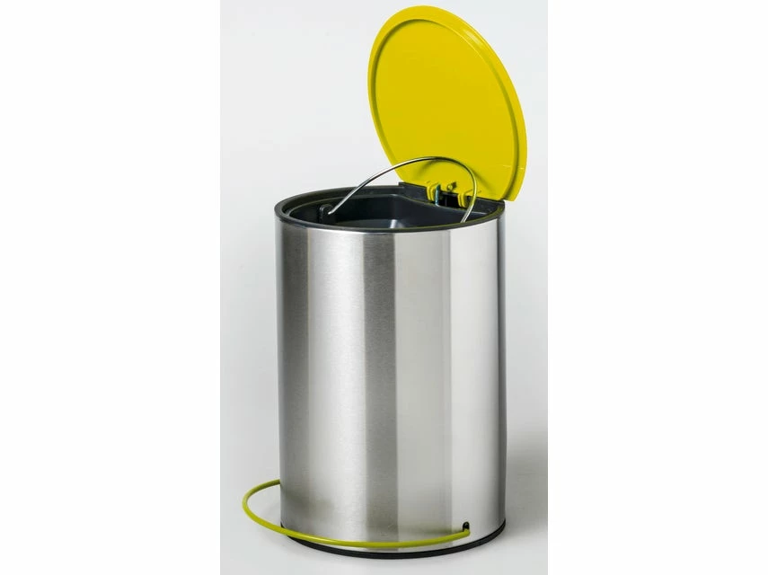 Billig 🎁 Vivre Treteimer 5 Liter rund in silberfarben 💯 4 Billig 🎁 Vivre Treteimer 5 Liter rund in silberfarben 💯 – Bild 2