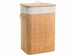 Schlussverkauf 🔔 Wäschetonne Bambus in braun ✨
