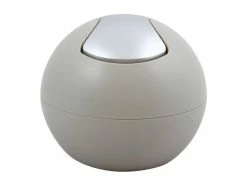 Brandneu 🧨 Spirella Abfalleimer Bowl - 16 cm in hellgrau ❤️