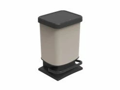 Am billigsten ❤️ Rotho Treteimer Paso 20 Liter in grau 🧨