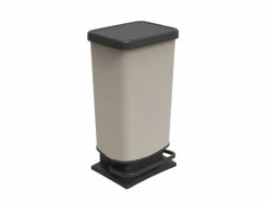 Bestpreis 😀 Rotho Treteimer Paso 40 Liter in grau ❤️