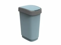 Aktion 👏 Rotho Swingdeckeleimer Twist - 30/60/40 cm in blau 🔔