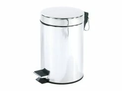 Rabatt 🎉 Vivre Treteimer 12 Liter rund in silberfarben 👏