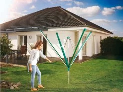 Coupon 👏 Leifheit Wäschespinne Linomatic 500 Deluxe Cover in grün 👍 -Wäsche & Pflege Verkäufe 6557421 0578878 2 24076459