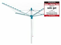 Angebote 😍 Leifheit Wäschespinne Linomatic 400 Easy in silberfarben ❤️