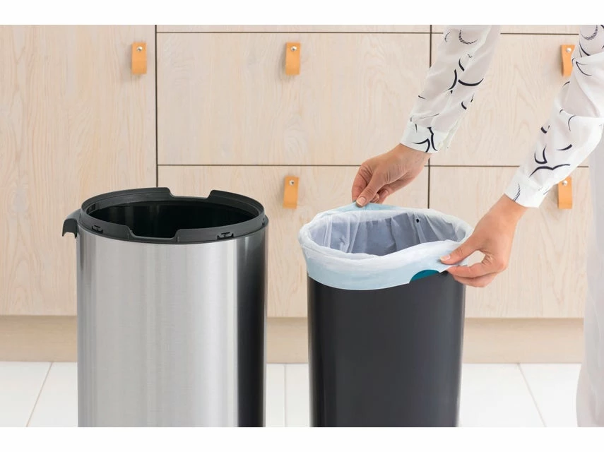Billig 🔔 Brabantia Mülleimer Touch Bin New 30 Liter in silberfarben 👍 6 Billig 🔔 Brabantia Mülleimer Touch Bin New 30 Liter in silberfarben 👍 – Bild 4