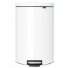 Am billigsten ⌛ Brabantia Treteimer FlatBack+ 40 Liter in weiß 🛒 -Wäsche & Pflege Verkäufe 6630677 0584195 2 21805017