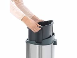Rabatt 🎁 Brabantia Mülleimer Touch Bin New 40 Liter in silberfarben 🔔 -Wäsche & Pflege Verkäufe 6630732 0584248 3 22412069 1