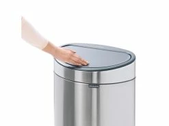 Rabatt 🎁 Brabantia Mülleimer Touch Bin New 40 Liter in silberfarben 🔔 -Wäsche & Pflege Verkäufe 6630733 0584248 4 22412069 1