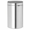 Rabatt 🎁 Brabantia Mülleimer Touch Bin New 40 Liter in silberfarben 🔔