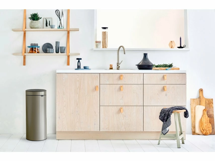 Bestpreis ❤️ Brabantia Mülleimer Touch Bin New 30 Liter in grau ✔️ 5 Bestpreis ❤️ Brabantia Mülleimer Touch Bin New 30 Liter in grau ✔️ – Bild 3