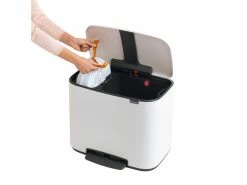 Budget ⌛ Brabantia Treteimer Bo 11 & 23 Liter in weiß 🔔 -Wäsche & Pflege Verkäufe 6630747 0584259 4 23168455 1