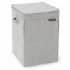 Besorgen ✨ Brabantia Wäschebox 35 Liter stapelbar in hellgrau ⌛