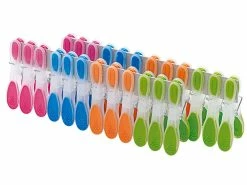 Auslauf ❤️ Coronet Wäscheklammern 24-tlg. in mehrfarbig ✨