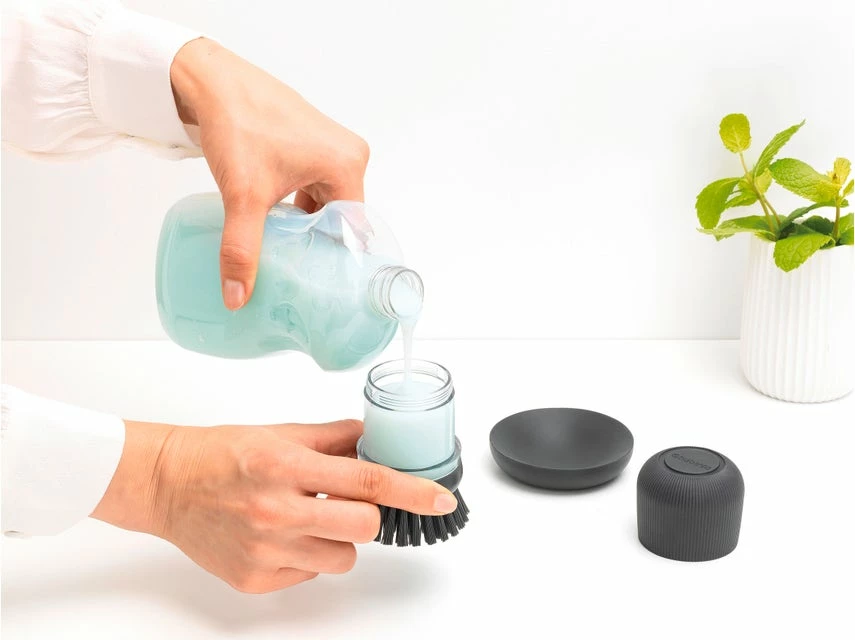 Billig ⌛ Brabantia Spülmittelspendende Geschirrbürste in dunkelgrau ❤️ 5 Billig ⌛ Brabantia Spülmittelspendende Geschirrbürste in dunkelgrau ❤️ – Bild 3