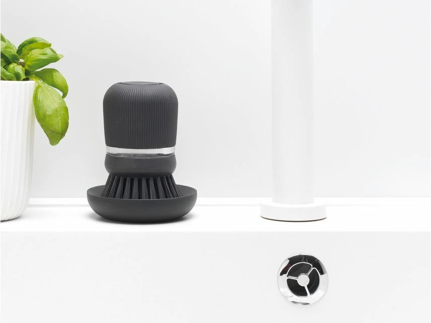 Billig ⌛ Brabantia Spülmittelspendende Geschirrbürste in dunkelgrau ❤️ 7 Billig ⌛ Brabantia Spülmittelspendende Geschirrbürste in dunkelgrau ❤️ – Bild 5