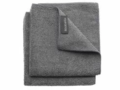 Angebote 🔥 Brabantia Geschirrhandtücher Mikrofaser 2tlg. in dunkelgrau 🎉