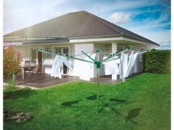 Schlussverkauf ❤️ Leifheit Wäschespinne Linomatic 600 Deluxe Cover in grün ✔️ -Wäsche & Pflege Verkäufe 6670671 0595462 2 24518758