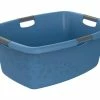 Schlussverkauf 💯 Rotho Wäschekorb Flowers - 50 Liter in blau 😀