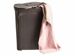 Schlussverkauf 🔥 Curver Wäschetonne Rattan Design in braun ⌛ -Wäsche & Pflege Verkäufe 6788969 0613763 5 19014779