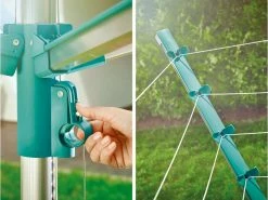 Angebote 😍 Leifheit Wäschespinne Linomatic 400 Easy in silberfarben ❤️ -Wäsche & Pflege Verkäufe 6800578 0619369 3 24432544