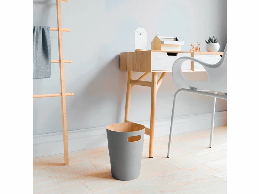 Großhandel ⭐ Umbra Abfalleimer Woodrow in hellgrau 💯 8 Großhandel ⭐ Umbra Abfalleimer Woodrow in hellgrau 💯 – Bild 6