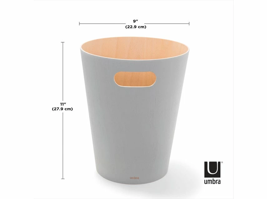 Großhandel ⭐ Umbra Abfalleimer Woodrow in hellgrau 💯 7 Großhandel ⭐ Umbra Abfalleimer Woodrow in hellgrau 💯 – Bild 5